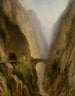 La Via Mala dans les Grisons - Carl Morgenstern — näkymä teoksesta
