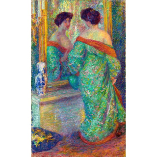 Carl Newman - Lady Reflected in Mirror.webp