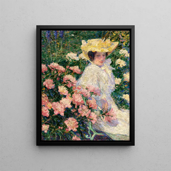 Carl Newman - Portrait of the Artists Wife Helene.webp