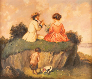 Carl Plckebaum - Liebespaar Und Frecher Faunus.webp