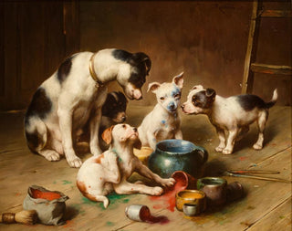 Artistes en herbe - Carl Reichert — näkymä teoksesta
