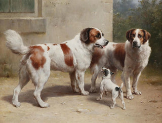 Carl Reichert - Drei Hunde.webp