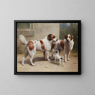 Carl Reichert - Drei Hunde.webp