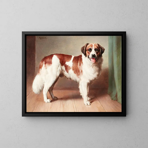 Carl Reichert - Portrait of a St Bernard.webp
