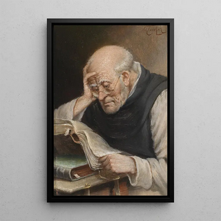 Carl Schleicher - Lesender Mnch.webp