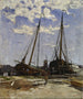 Study for the port of Dordrecht 1880 Göteborgin taidekeskus - Carl Skånberg — näkymä teoksesta