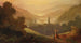 Vuoristomaisema vuohipaimenesta ja lapsesta - Carl Spitzweg — näkymä teoksesta