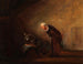 Alkemisti kemisti - Carl Spitzweg — näkymä teoksesta