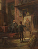 "Le peintre dans l'atelier" - Carl Spitzweg — näkymä teoksesta