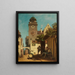 La garde de la ville - Carl Spitzweg — kehystetty taideteos seinällä