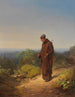 Mnch Elle m'aime un peu du fond du cœur - Carl Spitzweg — näkymä teoksesta