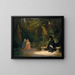 Le Veuf - Carl Spitzweg — kehystetty taideteos seinällä