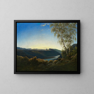 Carl Wagner - Elblandschaft bei Sonnenaufgang.webp
