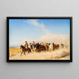 Carl Wahlbom - Horses at the Campagna.webp