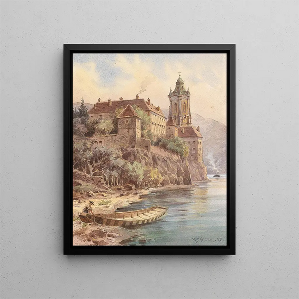 Dürnstein - Carl Wenzel Zajicek — kehystetty taideteos seinällä