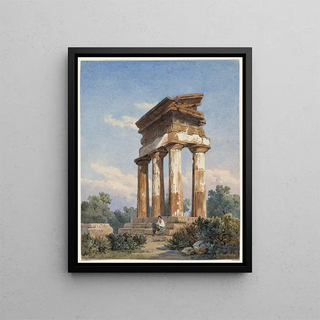 Carl Wilhelm Gtzloff - A Temple Ruin in Agrigento.webp