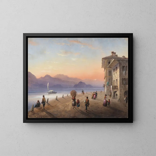 Carlo Bossoli - Palazzo Borromeo Isola Bella on Lake Maggiore.webp