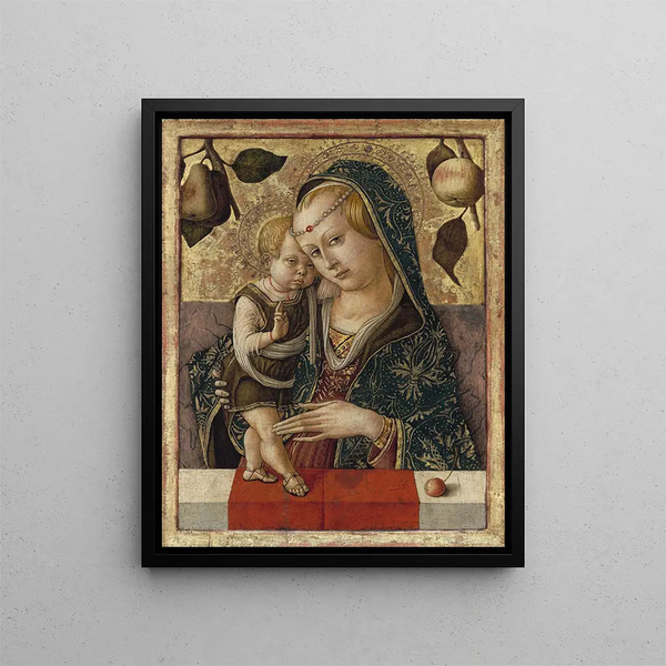 Vierge à l'Enfant - Carlo Crivelli — kehystetty taideteos seinällä