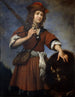 Davidin pää Goliathista - Carlo Dolci — näkymä teoksesta