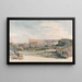 Le Colisée depuis le mont Caelius avec l'arc de Constantin et une vue du Forum, Rome - Carlo Labruzzi — kehystetty taideteos seinällä