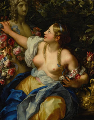 Portrait d'une jeune femme en Flore - Carlo Maratti — näkymä teoksesta
