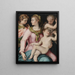 Vierge à l'Enfant Jean et sainte Marguerite - Carlo Portelli — kehystetty taideteos seinällä
