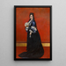 Comtesse Rattazzi née Maria-Laetitia Bonaparte-Wyse - Carolus-Duran — kehystetty taideteos seinällä