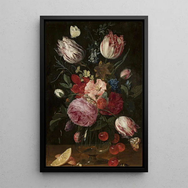 Carstian Luyckx - Flowers in a glass vase.webp