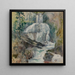 Cascade - John Henry Twachtman — kehystetty taideteos seinällä