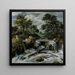 Cascade norjalaisissa vuoristoseuduissa - Jacob van Ruisdael — kehystetty taideteos seinällä