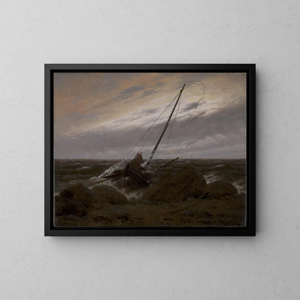 Après la tempête - Caspar David Friedrich — kehystetty taideteos seinällä