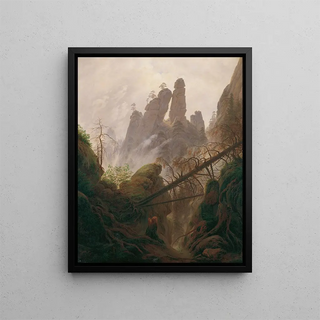 Caspar David Friedrich - Felsenlandschaft im Elbsandsteingebirge.webp