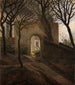 Kirchhofpforte - Caspar David Friedrich — näkymä teoksesta