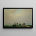 Rantamaisema kalastajan kanssa - Caspar David Friedrich — kehystetty taideteos seinällä