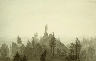 Caspar David Friedrich - Statue of the Madonna in the Mountains.webp