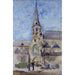 Erään päivän markkinat Saint Jacques -kirkko Gand Belgiassa - Cass Gilbert — näkymä teoksesta