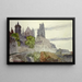 Laonin katedraalin maalaus, Ranska - Cass Gilbert — kehystetty taideteos seinällä