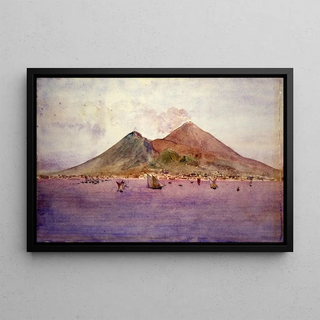 Cass Gilbert - Mt Vesuvius from the Bay of Naples.webp