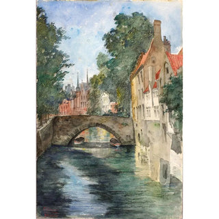 Cass Gilbert - On the Canal Bruges.webp