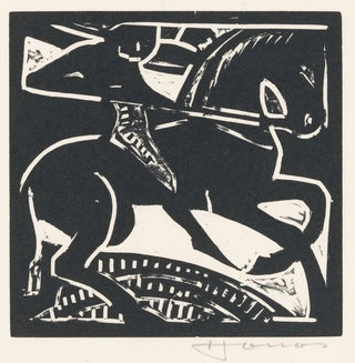 Cavalier sur un cheval - Henri Jonas