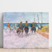 Maalauksen jäljennös Cavaliers sur la plage (I) - Paul Gauguin