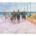 Maalauksen jäljennös Cavaliers sur la plage (I) - Paul Gauguin