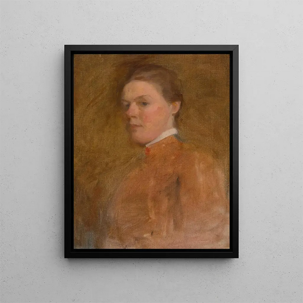 Autoportrait - Cecilia Beaux — kehystetty taideteos seinällä