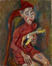 Lapsi lelulla - Chaïm Soutine — näkymä teoksesta