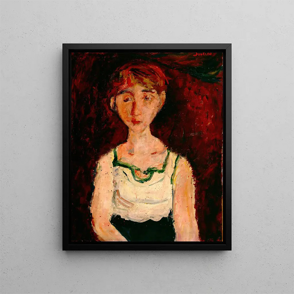 Pieni tyttö - Chaïm Soutine — kehystetty taideteos seinällä