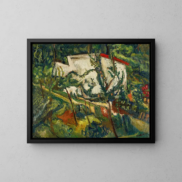 Maison de Clamart - Chaïm Soutine — kehystetty taideteos seinällä