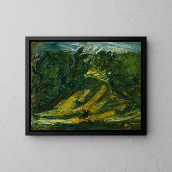 Maisema - Chaïm Soutine — kehystetty taideteos seinällä