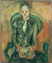 Nainen istuu - Chaïm Soutine — näkymä teoksesta