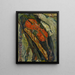 Luontokuva still life with violin, bread and fish - Chaïm Soutine — kehystetty taideteos seinällä