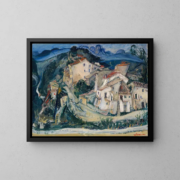 Vue de Cagnes - Chaïm Soutine — kehystetty taideteos seinällä